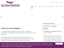 Tablet Screenshot of dr-thomasfleischmann.de